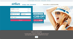 Desktop Screenshot of airtours.co.uk